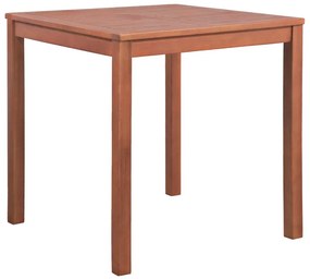 vidaXL Mesa de Jardim Castanho 80 x 80 x 74 cm