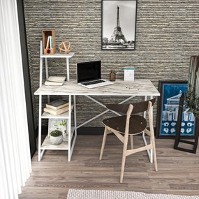 Secretária Admira – Branco – 120 cm x 60 cm x 120 cm