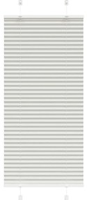 Cinzento Luz Plissada Cega 60x100 cm Largura Tecido 59,4 cm