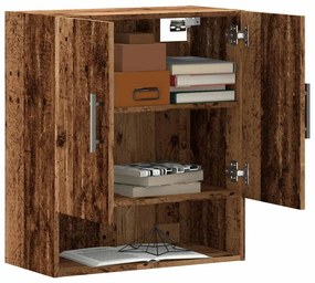 Armário parede 60x31x70 cm derivados de madeira madeira velha