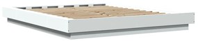 Estrutura de cama 150x200 cm derivados de madeira branco