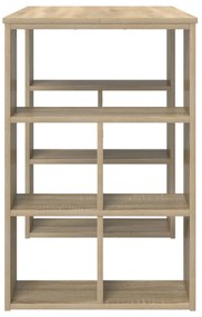 Mesa de Canto Carvalho Sonoma MDF Médio