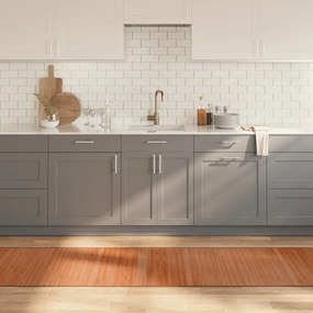 vidaXL Tapete retangular 70x300 cm bambu castanho