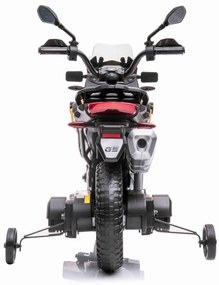 Moto eléctrica para crianças BMW F850 GS, 12V,Rodas Soft EVA, 2 motores x 35W, luzes LED, rodas auxiliares, MP3 player com entrada USB/Aux, Amarelo