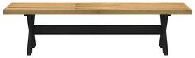 Banco de jantar NOAIN pernas forma X 180x40x45 cm pinho maciço