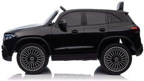 Carro elétrico para Crianças 12V 4x4 Mercedes Benz EQA 250 Rodas Espuma EVA, Assento couro ecológico Preto
