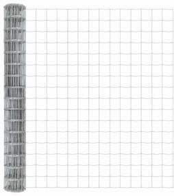 Cerca Euro com 7 postes de espinho 1,5x10 m em aço galvanizado