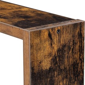 Conjunto 3 Prateleiras de parede em castanho vintage