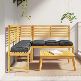 vidaXL Cojines de Palet para Assento 6 pcs Pretos 40x40x8 cm Tecido de Oxford