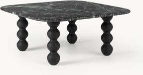 Mesa de centro em mármore com pernas em madeira de carvalho Lyndi