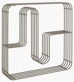 Estante de parede em metal Curva