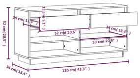 Sapateira Porto - Com 2 Gavetas e 4 Compartimentos - Cor Castanho Mel