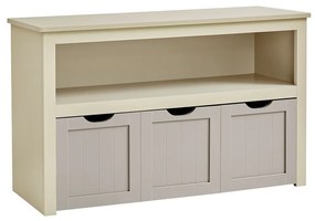 Estante para crianças com Rodas 30 x 102 x 60 cm bege areia