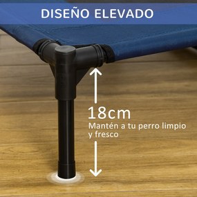 PawHut Cama para Animais de Estimação Cama Elevada para Cães Gatos Por