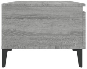 Mesa de apoio 50x46x35 cm derivados de madeira cinzento sonoma