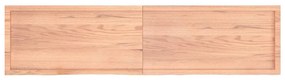 Bancada p/ WC 200x50x(2-6) cm madeira maciça tratada castanho