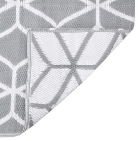 Tapete de exterior 80x250 cm ARAKIL PP cinzento