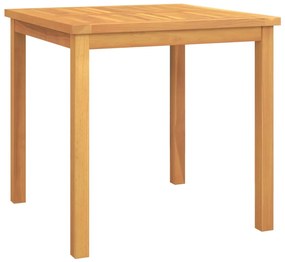 5 pcs conjunto de jantar p/ jardim madeira de teca maciça