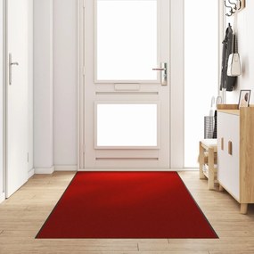 Capacho Lavável Vermelho 120x400 cm