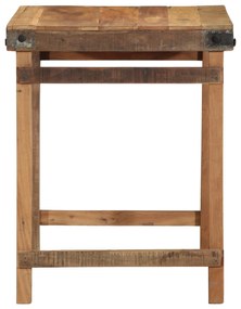 Mesa de Jantar vidaXL 55x60x76 cm em Madeira Recuperada