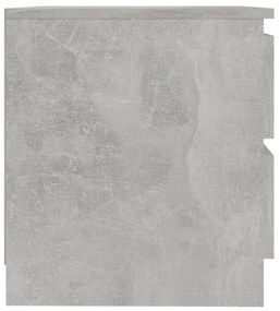Mesas cabeceira 2 pcs derivados de madeira cinza cimento