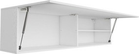 HOMCOM Móvel de Parede para Casa de Banho com Porta Amortecida, 2 Compartimentos e Prateleira Ajustável, 120x23x30 cm, Branco | Aosom Portugal