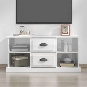 Móvel TV 99,5x35,5x48 cm derivados de madeira branco brilhante