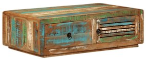 Mesa de centro 89x55x29 cm madeira recuperada maciça