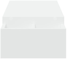 Suporte monitor arrumação 100x27x15cm derivados madeira branco