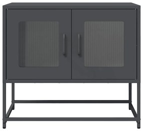 Móvel de TV 68x39x60,5 cm aço laminado a frio antracite