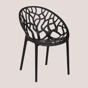 Stackable Garden Chair In Polypropylene Ores Preto - Sklum