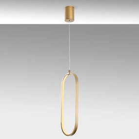Chandelier Can – Dourado – 17 x 60-110 x 10 cm