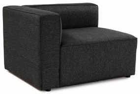 Sofá de 2 Lugares Mora – Antracite – 220x69x90 cm