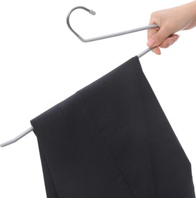 Conjunto 20 Cabides abertos para calças cinzentas