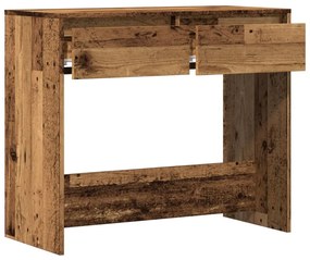 Mesa consola 89x41x76,5 cm derivados de madeira madeira velha