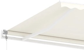 Toldo automático independente 600x350 cm cor creme