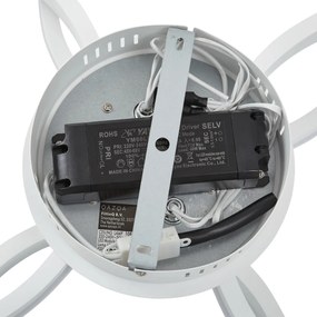 Plafon Branco Incl. LED Regulável em 3 Níveis 4-Luzes - Navara