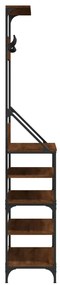 Conjunto de Entrada - Bengaleiro c/ arrumação calçado 90x34x184 cm car