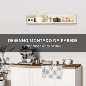 Estante com Prateleiras – Modelo Ålesund – 120x15x20 – Madeira – 6 Nív