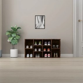 Banco sapateira 103x30x54,5cm derivados madeira carvalho fumado