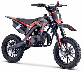 MINI MOTO INFANTIL GASOLINA 50 CC MTR MINICROSS XZR VERMELHA C/ LIMITADOR