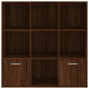 Estante 98x30x98 cm cor carvalho castanho