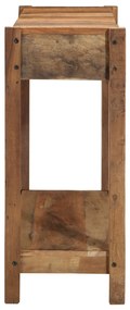 Mesa de Console 107x33x76 cm Madeira Recuperada