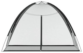 Rede mosquiteira com portas malha 220 200x120x130 cm preto