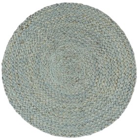 Individuais mesa 4 pcs juta liso 38 cm redondo verde azeitona