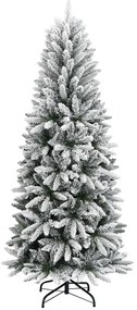 Árvore de Natal artificial com neve PVC &amp; PE 120 cm