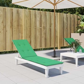 Almofadão para cadeira de terraço (75+105)x50x4 cm verde