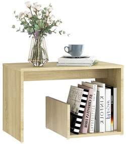 Mesa de apoio 59x36x38 cm derivados de madeira carvalho sonoma