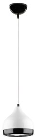 Candeeiro de Teto Yildo – Branco – Diâmetro 17 cm, Altura Ajustável 25