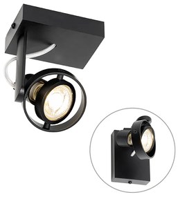 Foco moderno preto - Master 50 Moderno